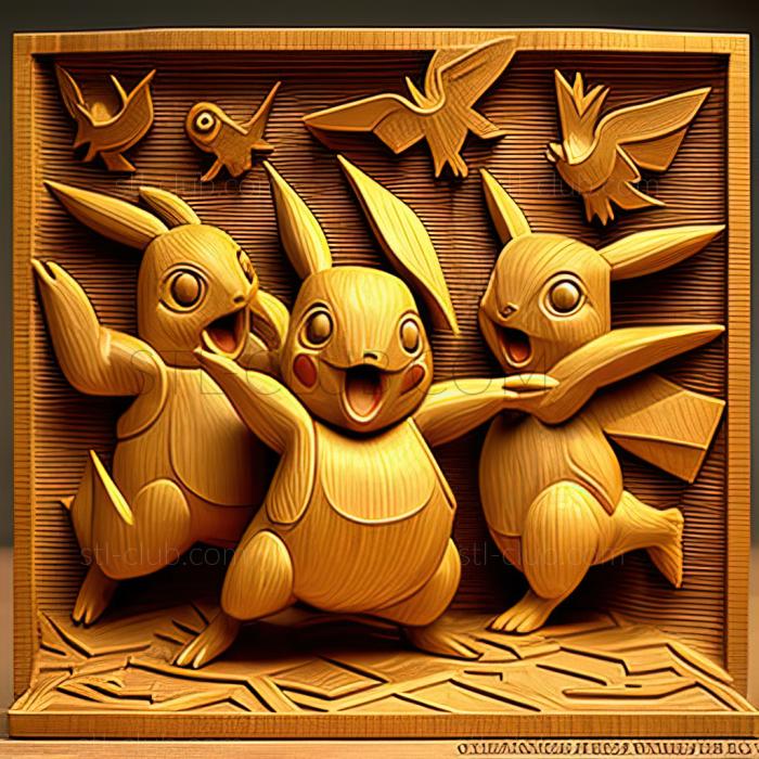 Dancing With the Ducklett Trio Pikachu VS Meguroco VS K